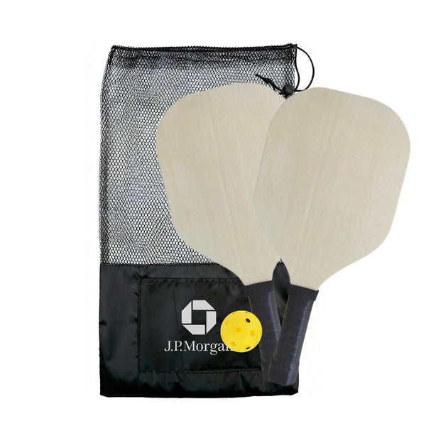 3pcs Wood Pickleball Set - OCEAN