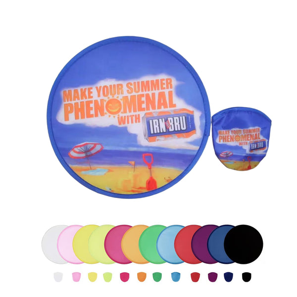 10" Fold Up Flying Disc with Pouch