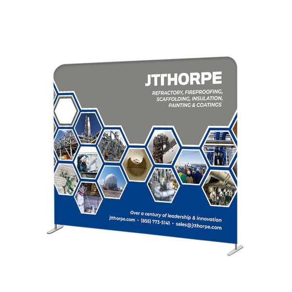 8' Pillowcase Backdrop Backwall Display Kit - Ocean