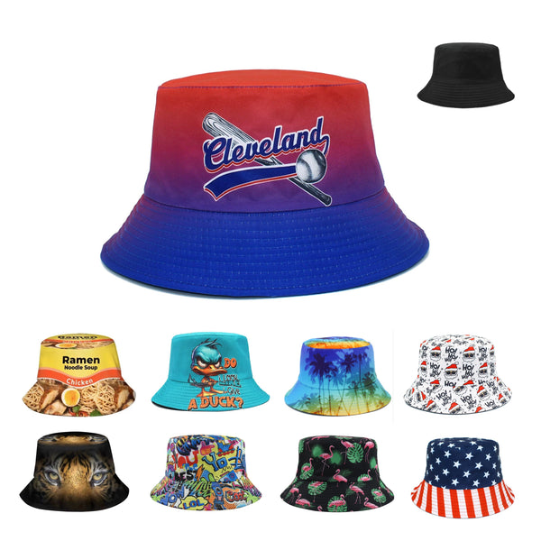 Custom Full Color Bucket Hat - Ocean