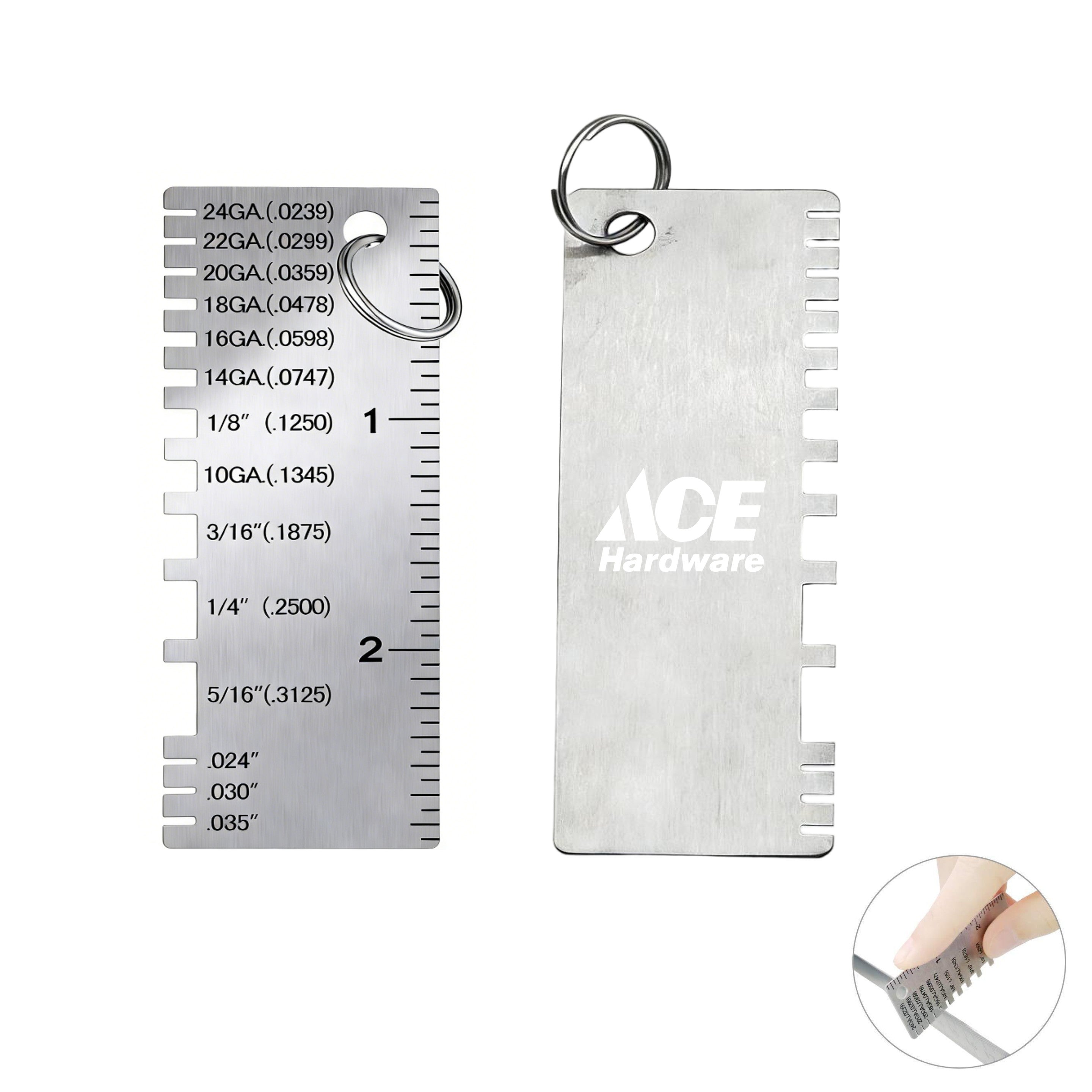 Mini Portable Weld Ruler Keychain – upromousa