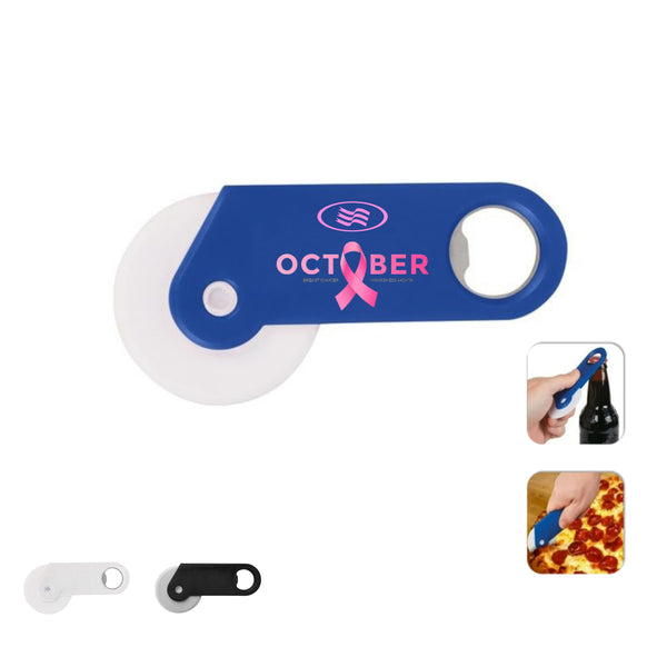 2-in-1 Pizza Cutter with Bottle Opener