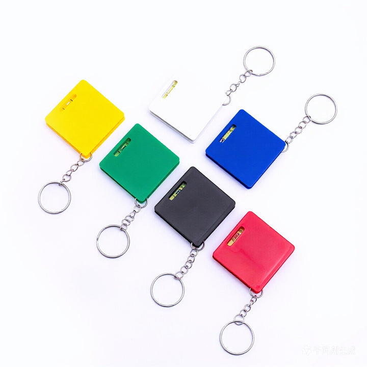 Square Tape Measure w/Level & Key Chain – upromousa